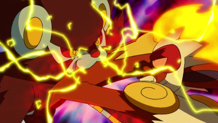 Покемон — s05e179 — Electric Shock Battle! The Final Badge!!