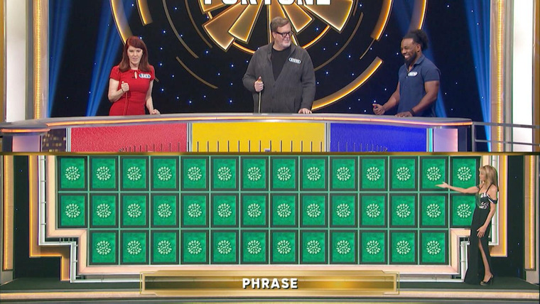 Celebrity Wheel of Fortune — s03e07 — Kate Flannery, Steve Agee and Austin Creed
