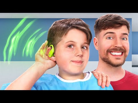 Мистер Бист — s12e04 — 1,000 Deaf People Hear For The First Time (1,000 Глухих Людей Слышат Впервые!)