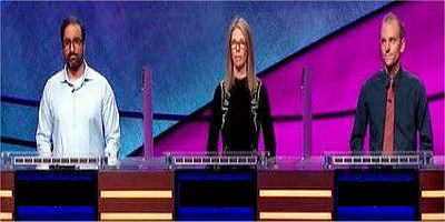 Jeopardy! — s2018e220 — Sam Kavanaugh Vs. Justin Burden Vs. Heather Ringman, show # 7970.
