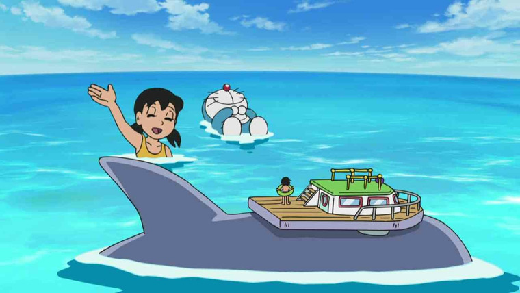 Дораэмон — s11e12 — Take a Sea Voyage on a Dolphin / The Sympathy Robot