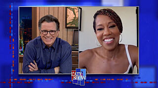 The Late Show with Stephen Colbert — s2021e31 — Regina King, Vic Mensa featuring Wyclef Jean/Peter CottonTale