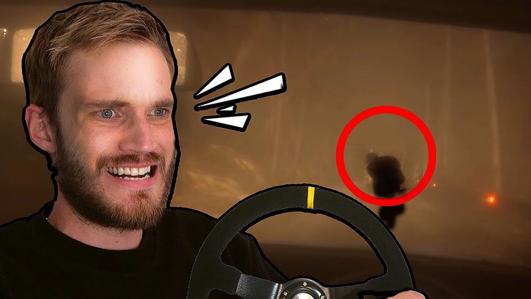 PewDiePie — s09e130 — Beware - YOU NEED TO SEE THIS GAME! (Driving Horror Game)