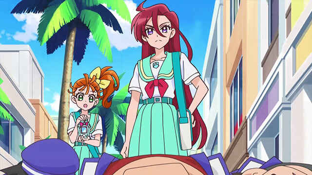 Tropical-Rouge! Pretty Cure — s01e05 — Here Comes My Senpai! Burn It Up! Cure Flamingo!