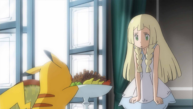 Pocket Monsters — s12e30 — Lilie, Take Good Care of Pikachu