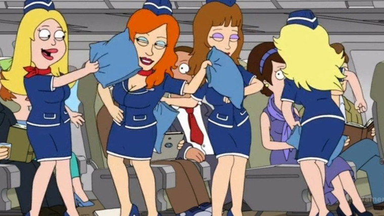 American Dad! — s09e12 — Introducing the Naughty Stewardesses