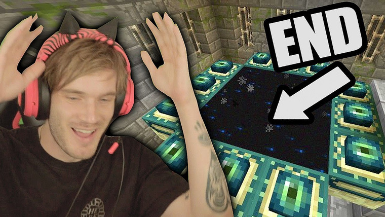 PewDiePie — s10e205 — I found the END of Minecraft! - Part 18