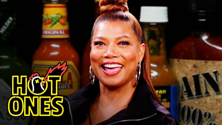 Hot Ones — s18e03 — Queen Latifah Sets It Off While Eating Spicy Wings