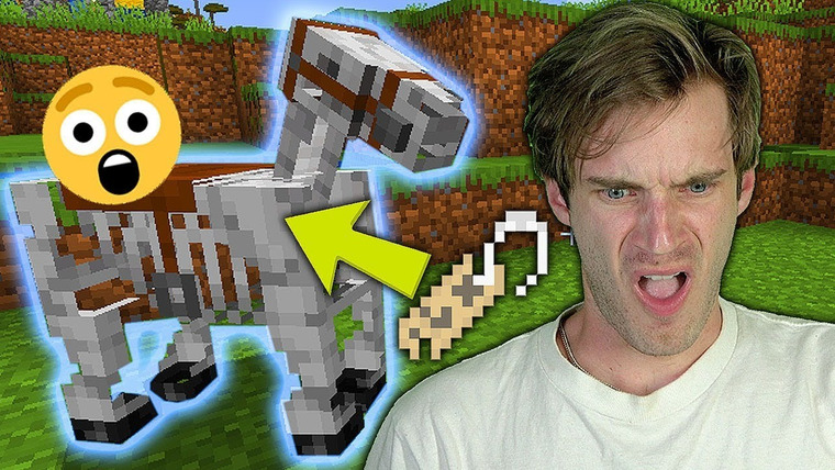 PewDiePie — s10e195 — DONT Name Change your Horse in Minecraft to this... - Part 13