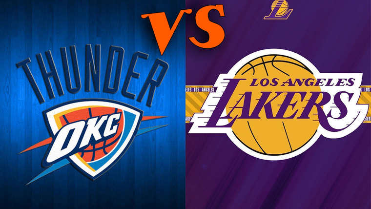 NBA Gametime Live — s71e39 — ​Oklahoma City Thunder vs. Los Angeles Lakers