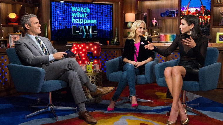 Watch What Happens Live — s13e169 — Heather Dubrow & Kristin Chenoweth