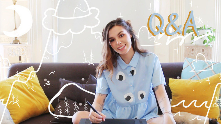 Marzia — s06 special-516 — Answering questions while I draw.