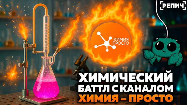 Репич — s04e12 — Химический БАТТЛ с каналом Химия – Просто 🧪