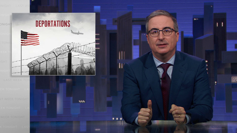 События прошедшей недели с Джоном Оливером — s12e10 — Deportations