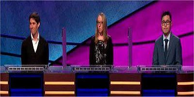 Jeopardy! — s2019e63 — Stephanie Sumulong Vs. Davita Curtis Vs. Jennifer Quail, Show # 8043.