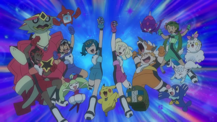 Pocket Monsters — s12e78 — Ultra Beast Clash! The Great Crackling Rumble Operation!