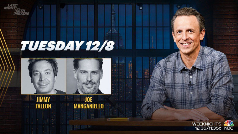 Late Night with Seth Meyers — s2020e146 — Jimmy Fallon, Joe Manganiello