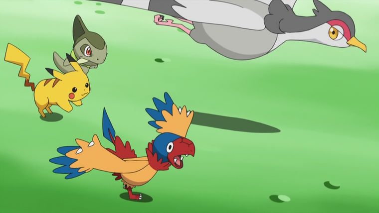 Pocket Monsters — s06e39 — Fossil Revival! Ancient Mysterious Bird Archeos!!