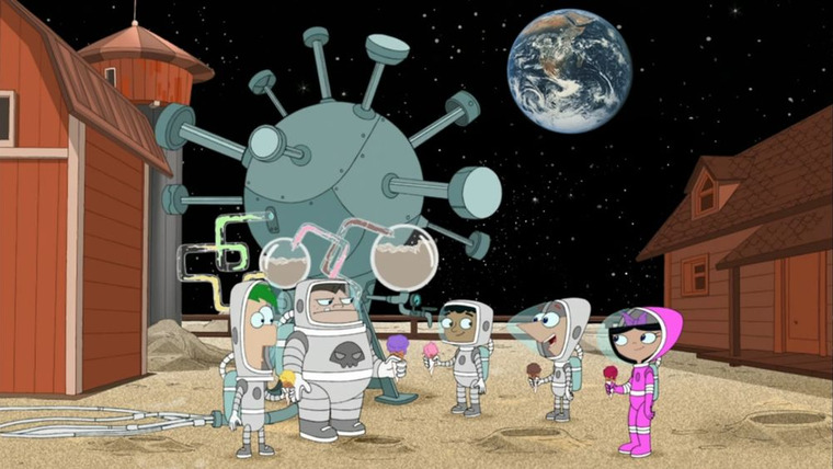 Финес и Ферб — s03e07 — Moon Farm