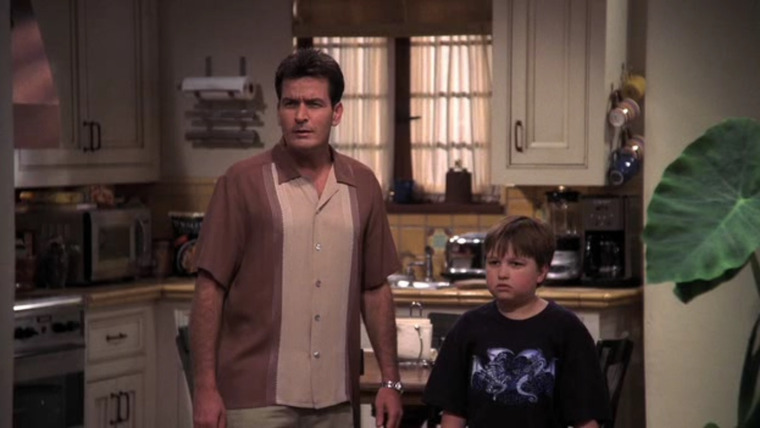 Two and a Half Men — s01e08 — Twenty-Five Little Pre-pubers Without a Snoot-ful