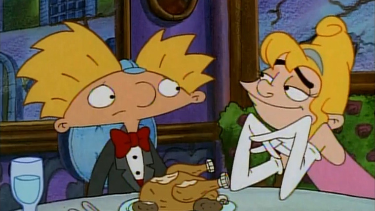 Эй, Арнольд! — s04e05 — Dinner for Four / Phoebe Skips
