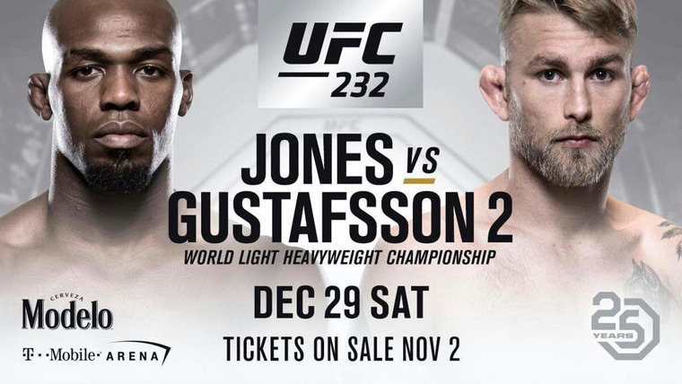 UFC PPV Events — s2018e13 — UFC 232: Jones vs. Gustafsson 2
