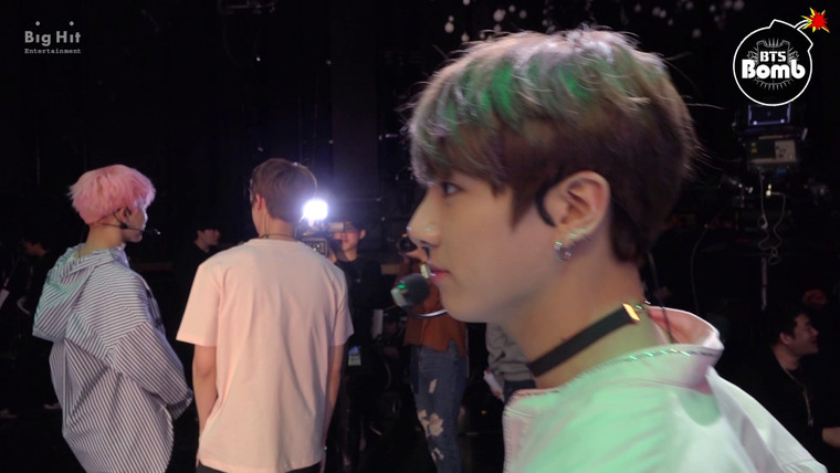 Bangtan Bomb — s15e22 — JungKook is spinning round and round.