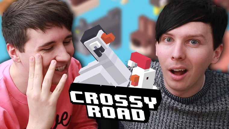 Dan and Phil — s03e56 — Dan vs. THE EMO GOOSE: Crossy Road