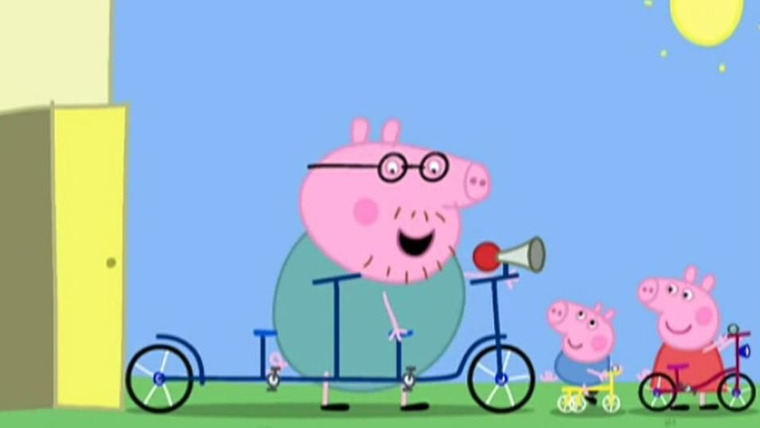Свинка Пеппа — s02e33 — The Cycle Ride