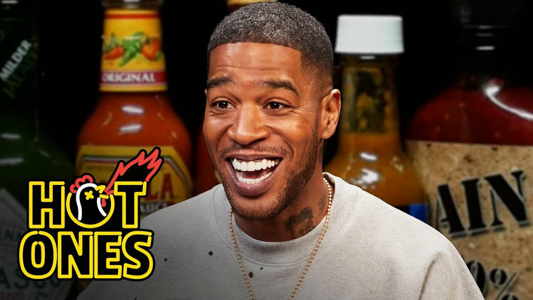 Hot Ones — s19e02 — Kid Cudi Goes to the Moon While Eating Spicy Wings
