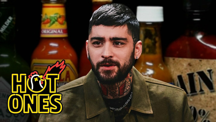 Hot Ones — s23e08 — Zayn Malik Lets the Tears Flow While Eating Spicy Wings