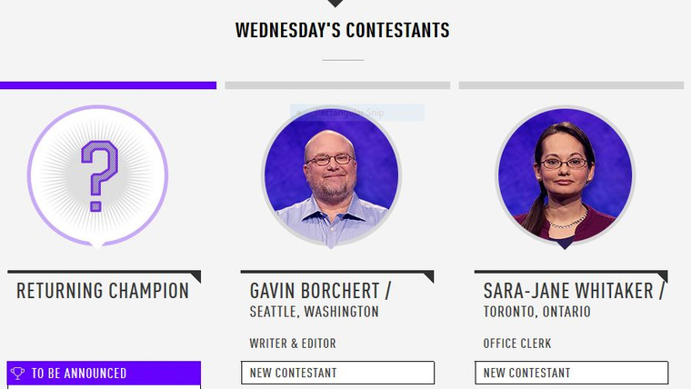 Jeopardy! — s2017e138 — Lisa Mueller Vs. Rebecca Zoshak Vs. Chris Frantz, show # 7658.