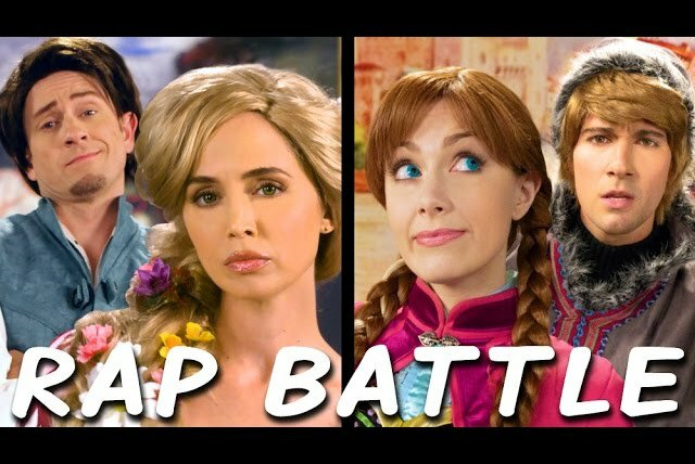 Princess Rap Battle — s01e08 — Rapunzel & Flynn vs Anna & Kristoff