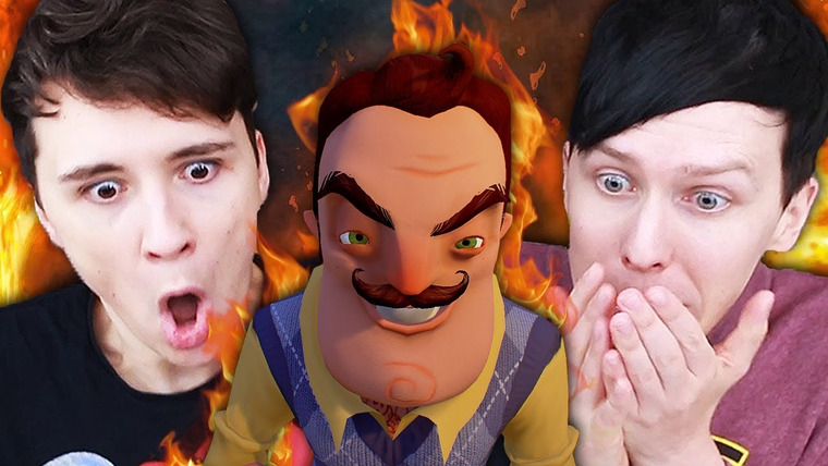 Dan and Phil — s04e70 — WHAT IS IN HIS BASEMENT?! - Dan and Phil play: Hello Neighbour