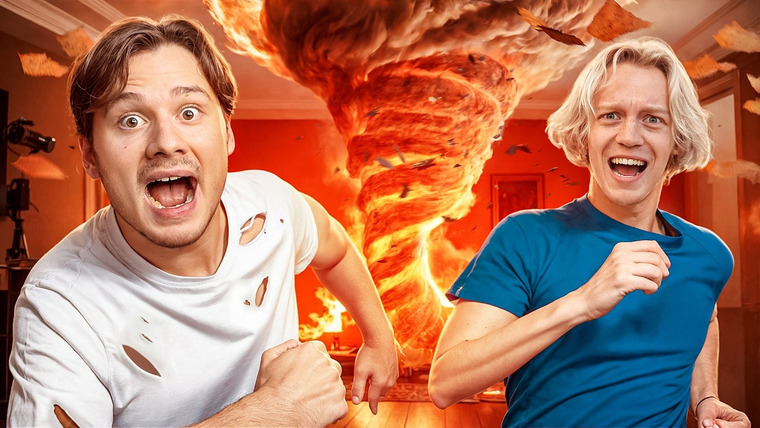 Exileshow — s2025e02 — Проверка Лайфхаков, Экспериментов - Сделали Огненное Торнадо! (Кореш, Парадеич, ФрамеТамер)