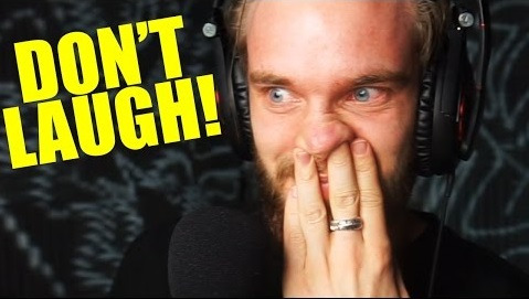 PewDiePie — s07e100 — TRY NOT TO LAUGH CHALLENGE! #1