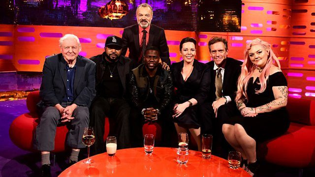 The Graham Norton Show — s18e16 — Ice Cube, Kevin Hart, Hugh Laurie, Sir David Attenborough, Olivia Colman, Elle King