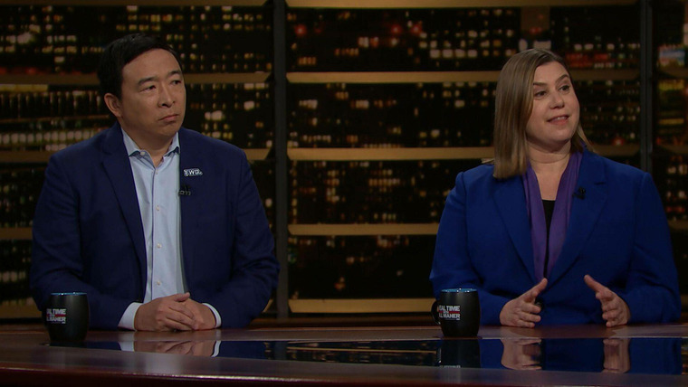 Real Time with Bill Maher — s21e08 — Noa Tishby, Andrew Yang, Rep. Elissa Slotkin