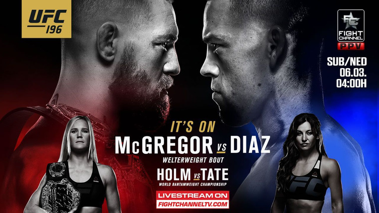 UFC PPV Events — s2016e02 — UFC 196: McGregor vs. Diaz