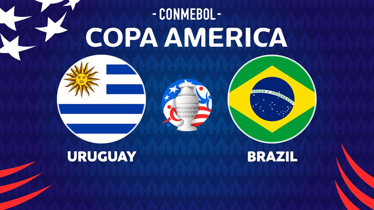 Кубок Америки по футболу 2024 — s2024e28 — Quarterfinal. Ururguay v Brazil