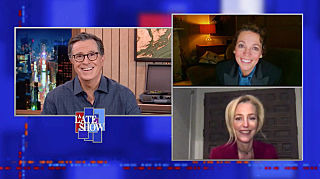 The Late Show with Stephen Colbert — s2020e142 — Olivia Colman, Gillian Anderson, Kylie Minogue