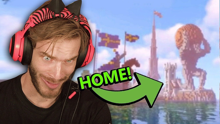 PewDiePie — s10e218 — My new Minecraft House is EPIC! - LWIAY #0086
