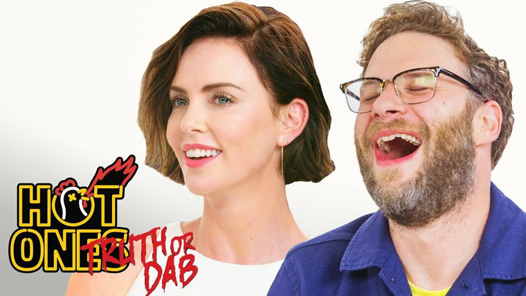 Hot Ones — s08 special-3 — Seth Rogen and Charlize Theron Play Truth or Dab