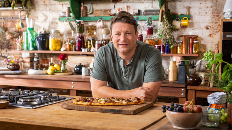 Jamie: Keep Cooking Family Favourites — s02e02 — Avocado Hollandaise and Speedy Sausage Pizza