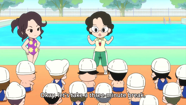 Мальчик Асибэ: Вперед, вперед, Гома-тян! — s01e11 — It's Summer! It's the Pool! It's Goma-chan!