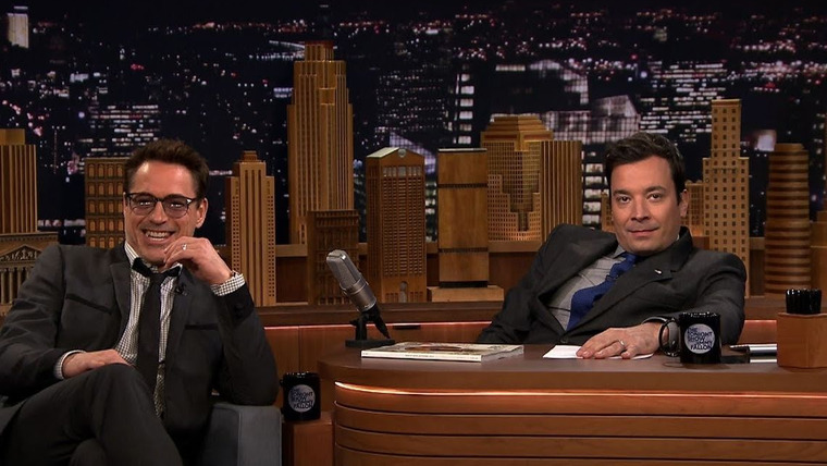 Ночное шоу с Джимми Фэллоном — s2014e141 — Robert Downey Jr., Ira Glass, Big & Rich
