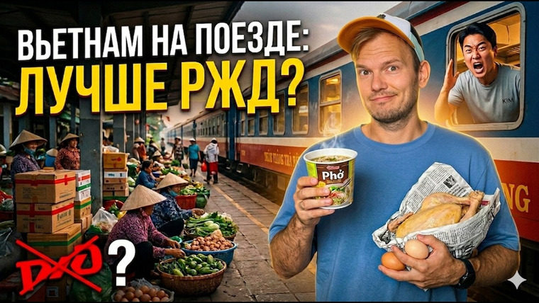 Андрей Василисков — s04e05 — Проехал пол-Вьетнама на поезде ради САМЫХ БЕЗУМНЫХ ВИДОВ в Азии!