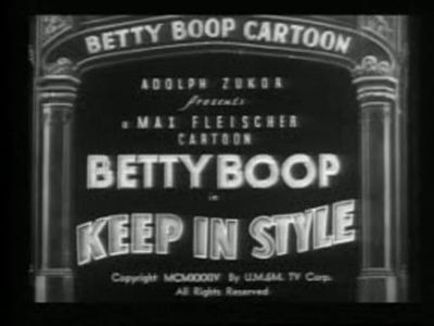 Betty Boop — s1934e12 — Keep in Style