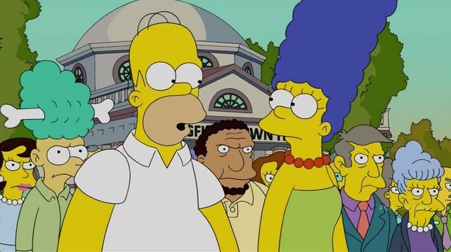 The Simpsons — s26e13 — Walking Big & Tall