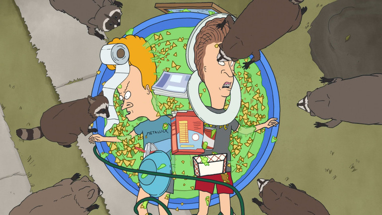 Mike Judge's Beavis and Butt-Head — s01e07 — Beavis and Butt-Head in The New Enemy